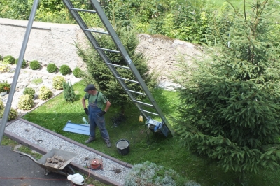 Remont studni, komina i schodów