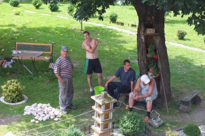 Remont studni, komina i schodów