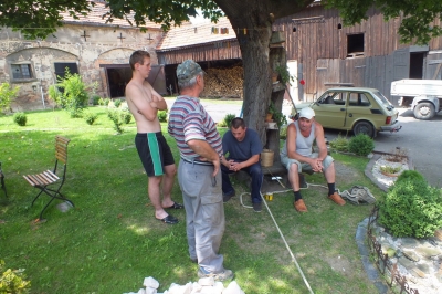 Remont studni, komina i schodów